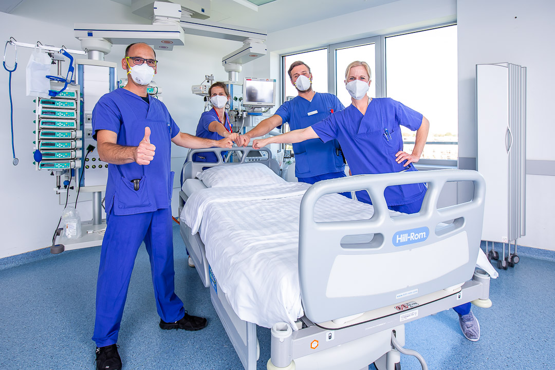 Auch das Team der Lungenintensivstation im Krankenhaus Merheim freut sich auf tatkräftige Unterstützung. ©Panousi 